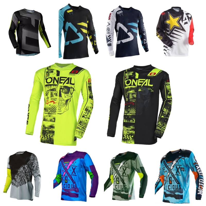 Cycling Gear Pas - Camisa de Motocross Respirável e de