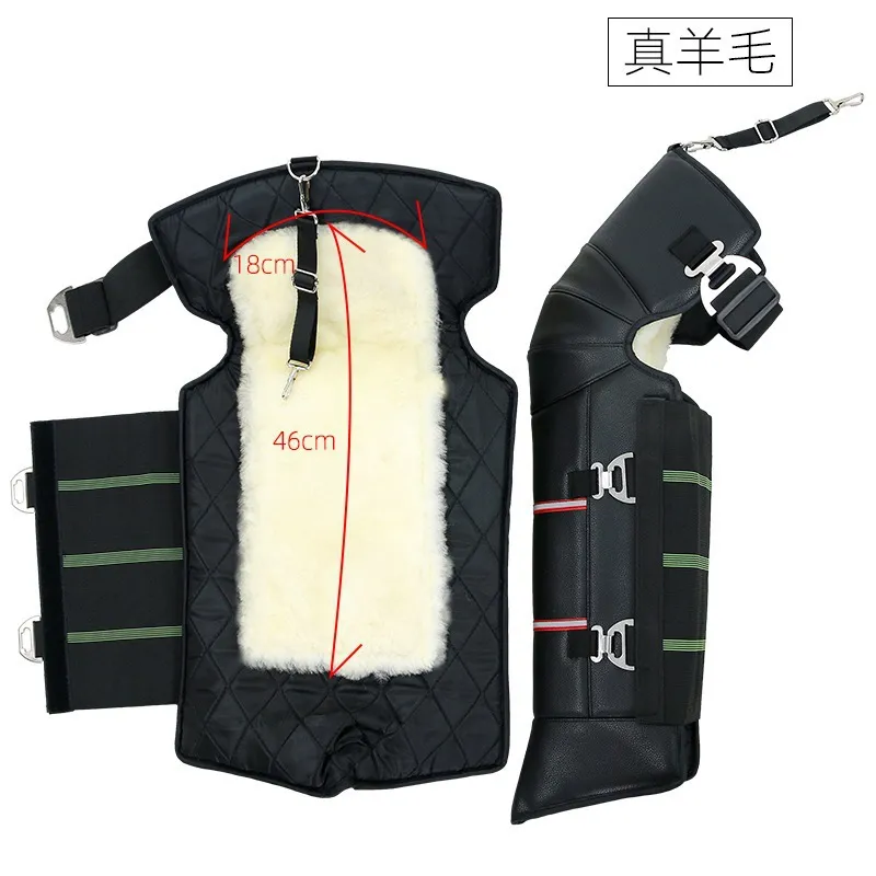 Cycling Gear To Keep You Warm - Joelheiras de lã para motocicleta para
