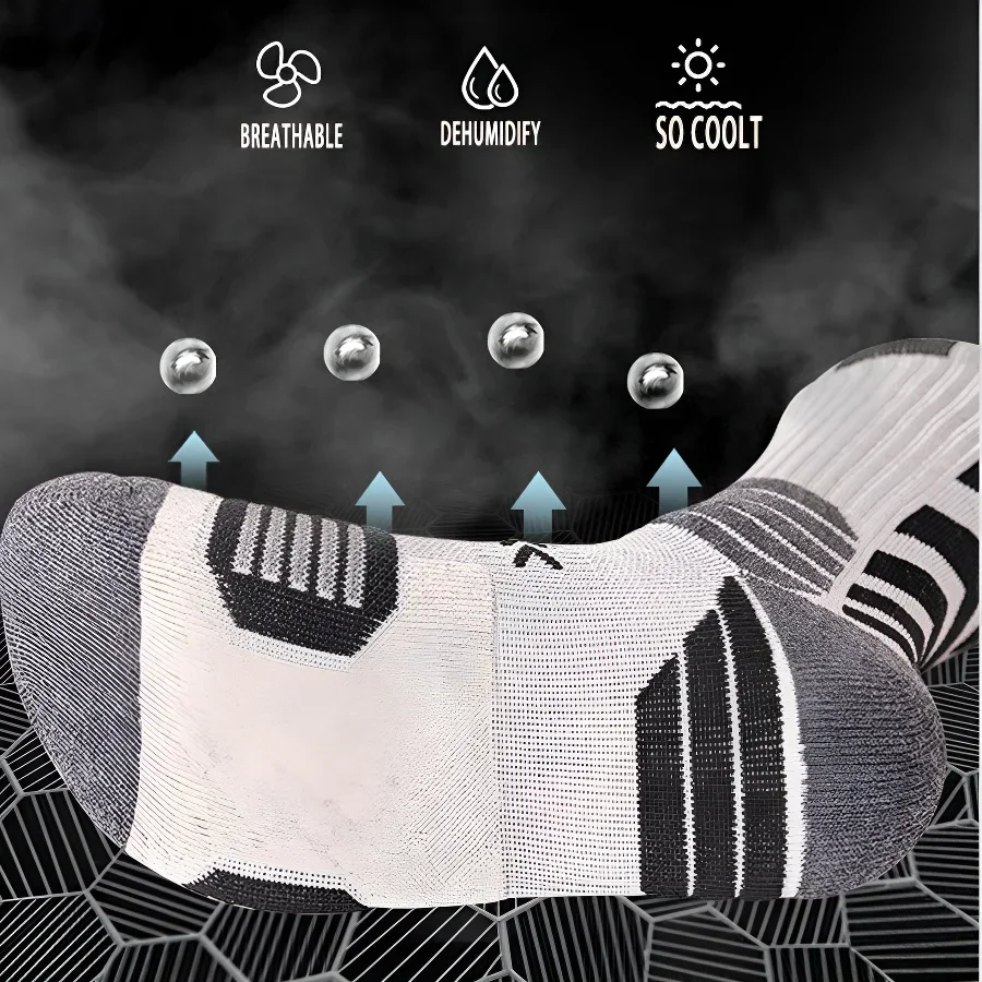 Meias de compressão respirávei - Cycling Gear For Men avaliação e preço