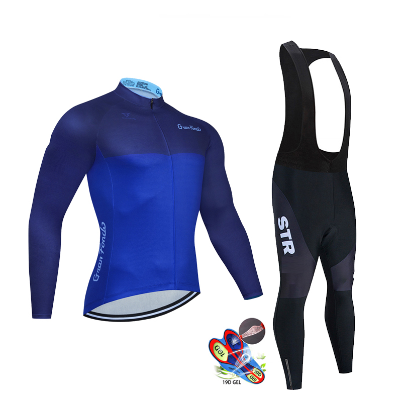 Outono preto conjunto camisa d - Cycling Gear Clothing avaliação e preço