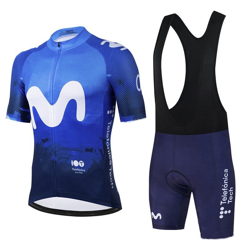 Movistar pro equipe verão cami - Cycling Gear Clothing avaliação e preço