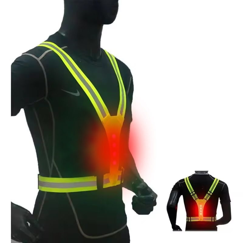 Led correndo colete reflexivo  - Cycling Gear Clothing avaliação e preço